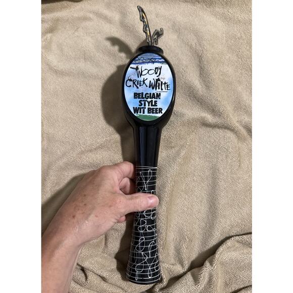 Flying Dog Woody Creek White 13” Beer Tap Bar Handle Belgian Style Wit Beer - Picture 2 of 7